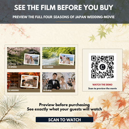 FOUR SEASONS Wedding Opening Film Template