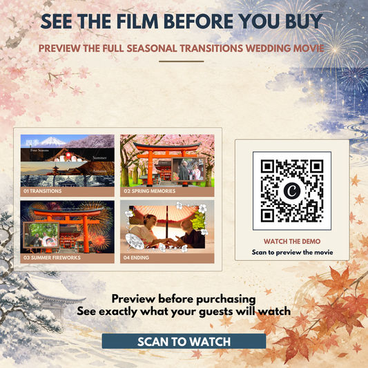 TRADITIONAL JAPAN Wedding Opening Film Template