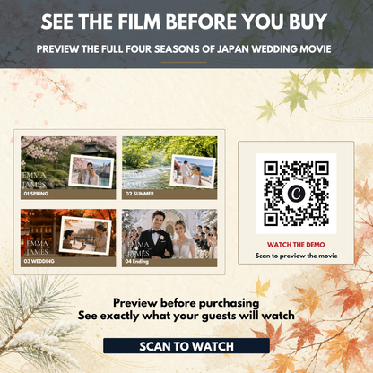 FOUR SEASONS Wedding Opening Film Template