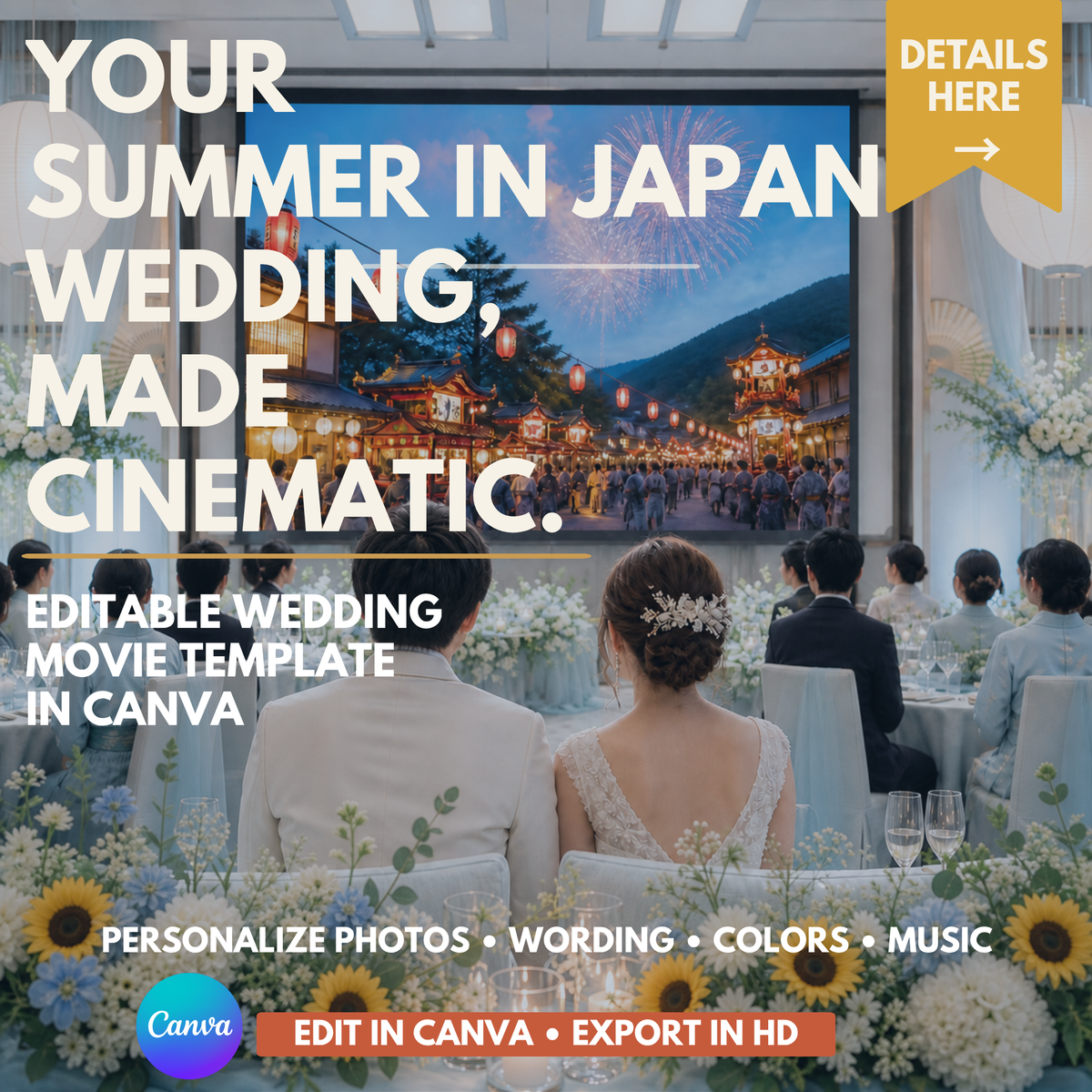 SUMMER IN JAPAN Wedding Opening Film Template