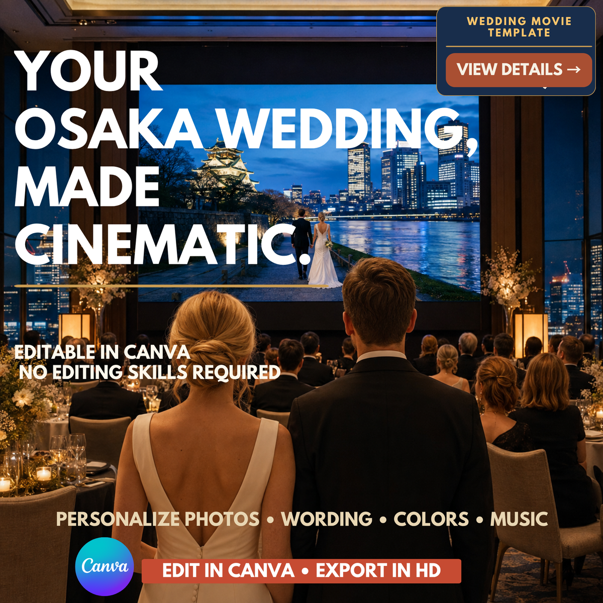 OSAKA Wedding Opening Film Template
