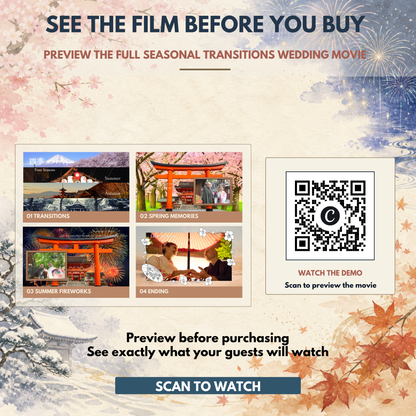 TRADITIONAL JAPAN Wedding Opening Film Template
