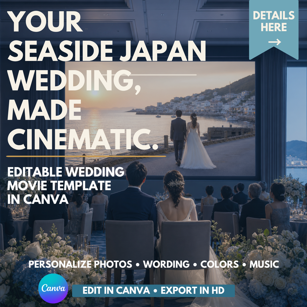 SEASIDE Wedding Opening Film Template