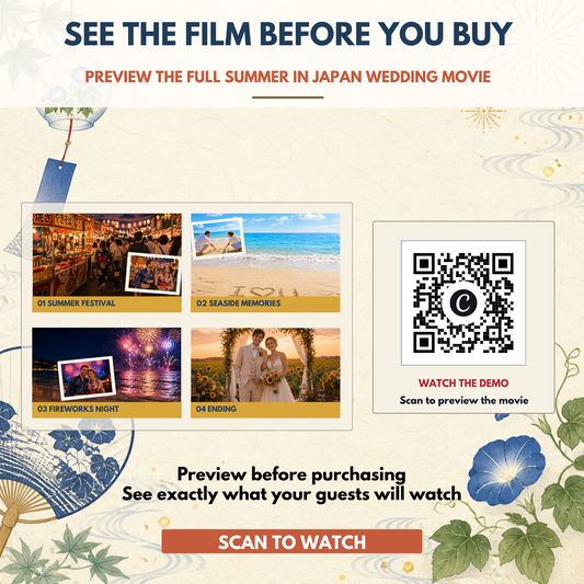 SUMMER IN JAPAN Wedding Opening Film Template
