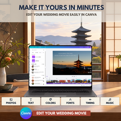 KYOTO Wedding Opening Film Template