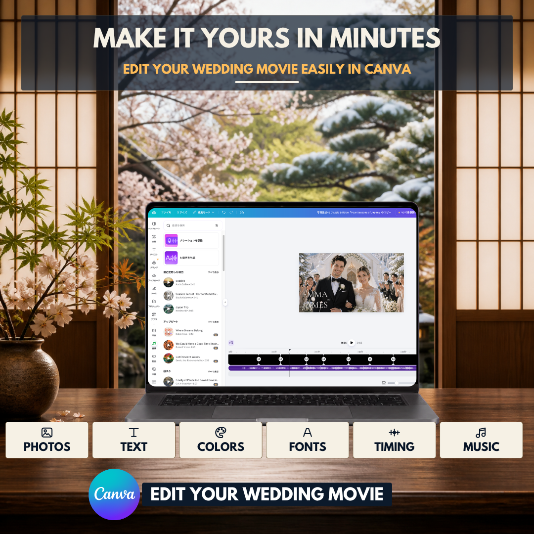 FOUR SEASONS Wedding Opening Film Template