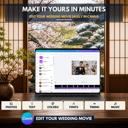 FOUR SEASONS Wedding Opening Film Template