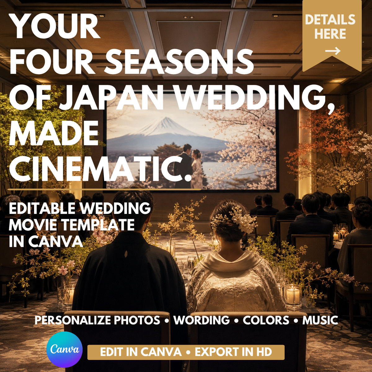 FOUR SEASONS Wedding Opening Film Template