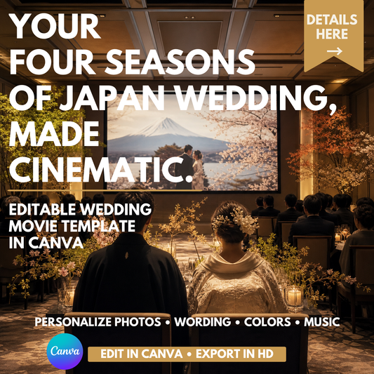 FOUR SEASONS Wedding Opening Film Template